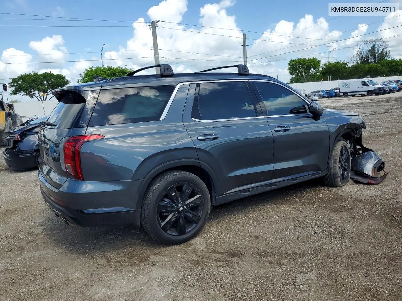 2025 Hyundai Palisade Xrt VIN: KM8R3DGE2SU945711 Lot: 59643586