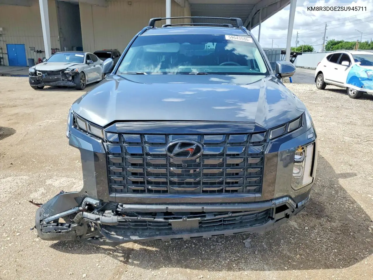 2025 Hyundai Palisade Xrt VIN: KM8R3DGE2SU945711 Lot: 59643586