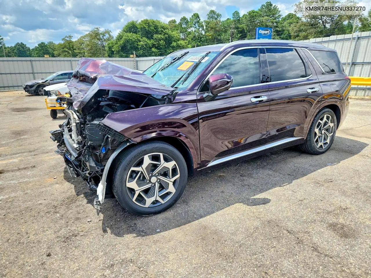 2025 Hyundai Palisade Calligraphy VIN: KM8R74HE5NU337270 Lot: 60368676