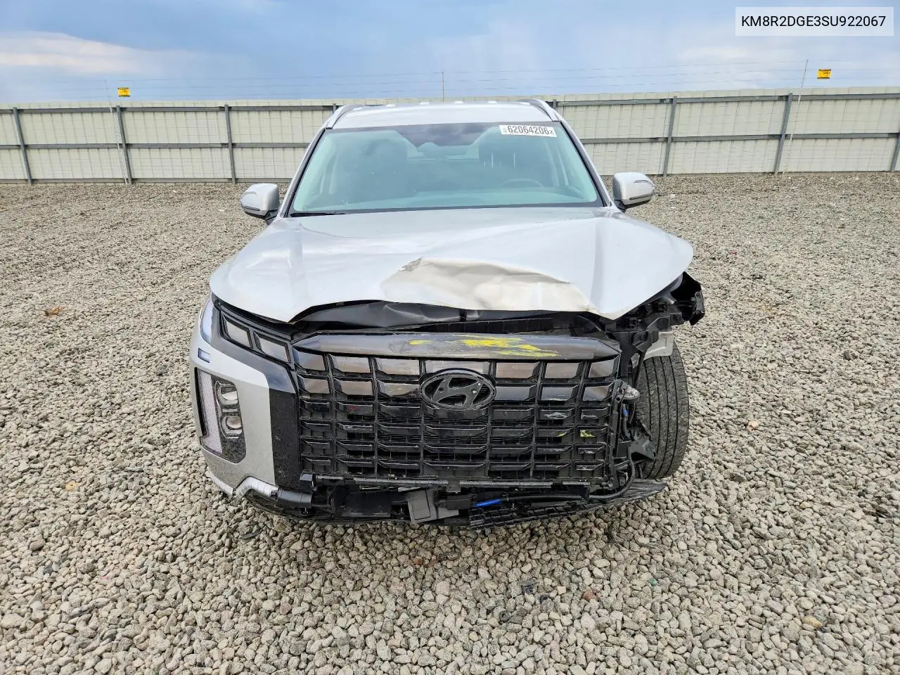 2025 Hyundai Palisade Sel VIN: KM8R2DGE3SU922067 Lot: 62064206