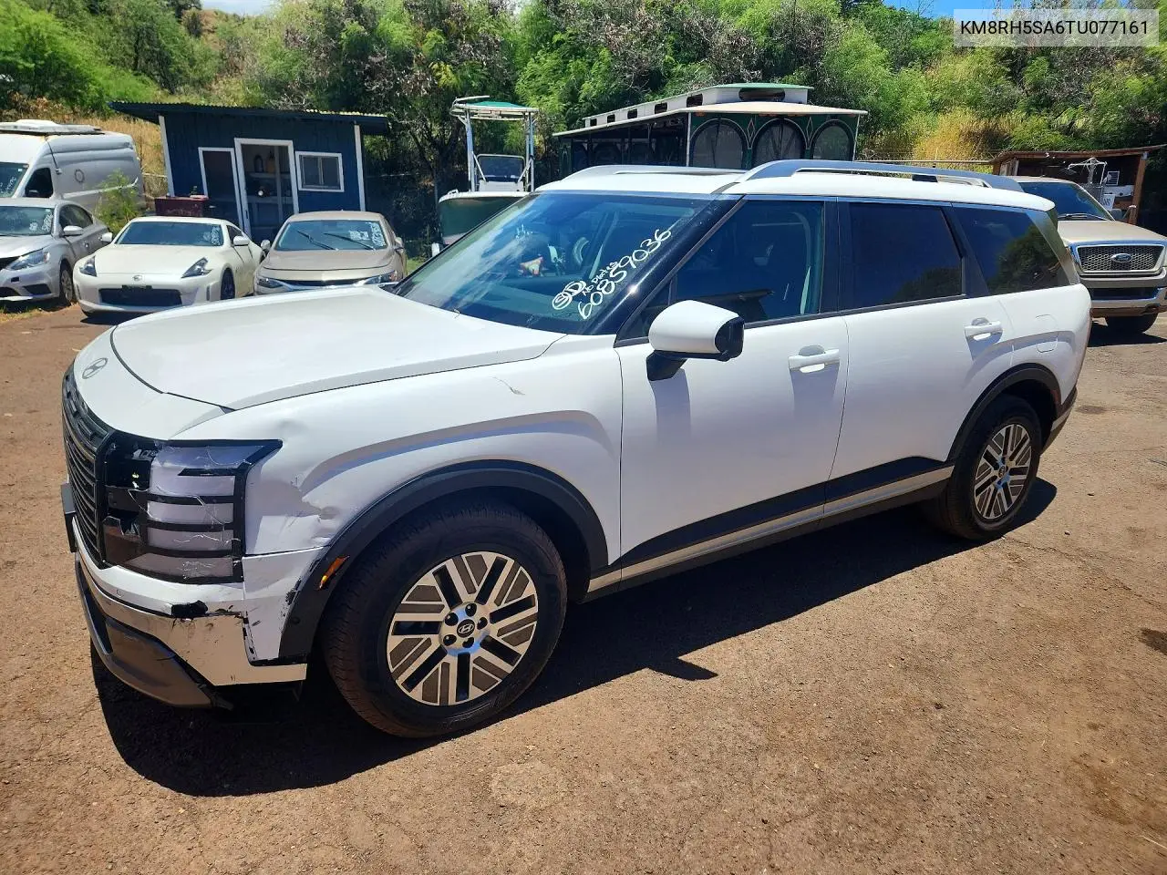 2026 Hyundai Palisade Blue Sel Premium VIN: KM8RH5SA6TU077161 Lot: 60859036