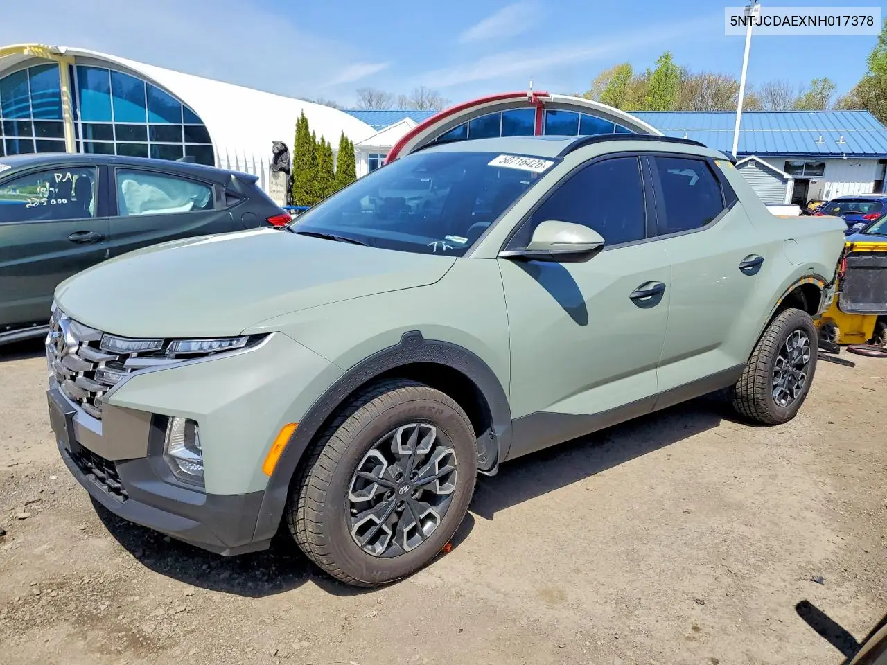 2022 Hyundai Santa Cruz Sel VIN: 5NTJCDAEXNH017378 Lot: 50716426