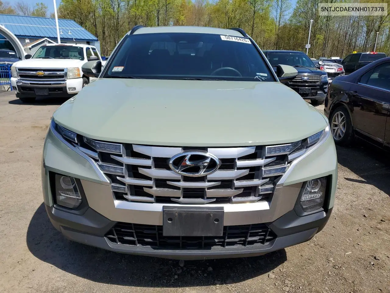 2022 Hyundai Santa Cruz Sel VIN: 5NTJCDAEXNH017378 Lot: 50716426