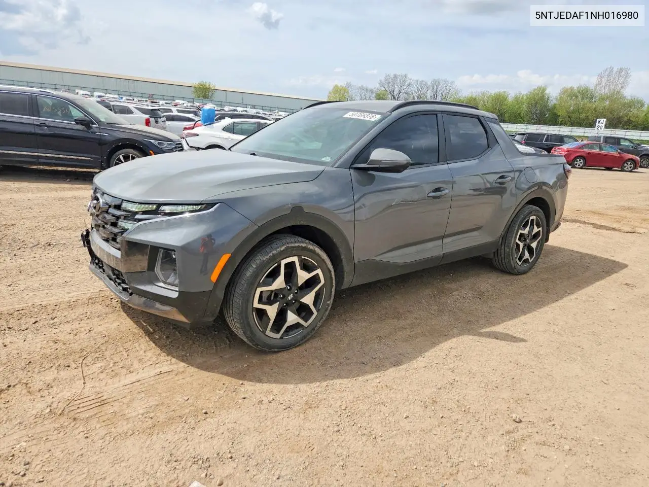 2022 Hyundai Santa Cruz Limited VIN: 5NTJEDAF1NH016980 Lot: 50769376