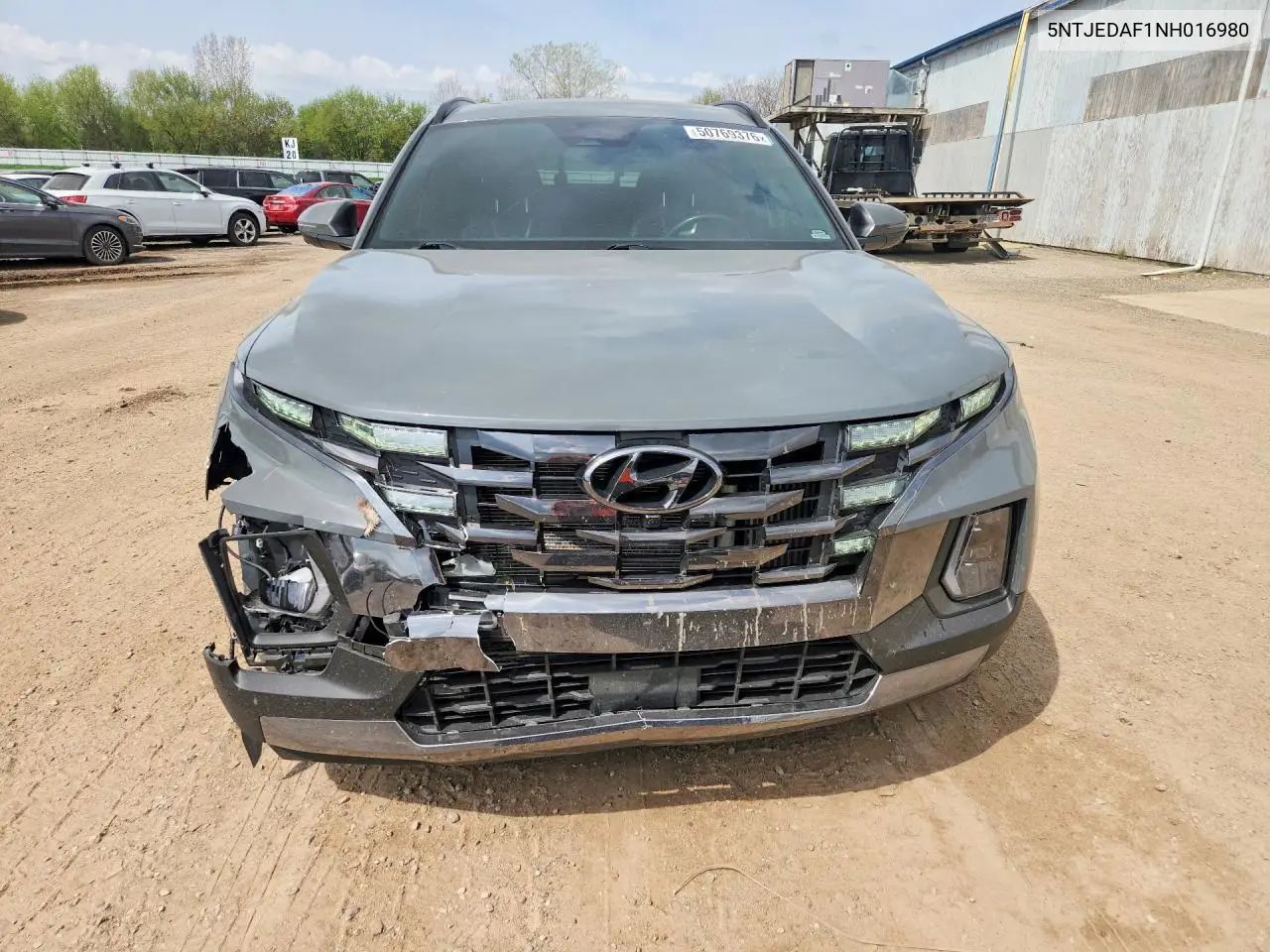 2022 Hyundai Santa Cruz Limited VIN: 5NTJEDAF1NH016980 Lot: 50769376
