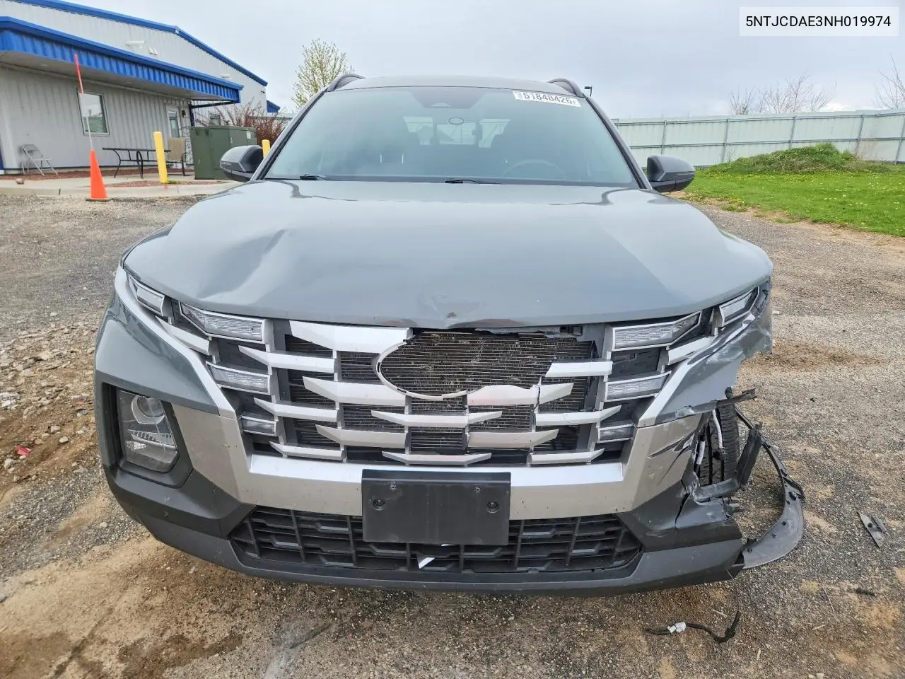 2022 Hyundai Santa Cruz Sel VIN: 5NTJCDAE3NH019974 Lot: 51848426