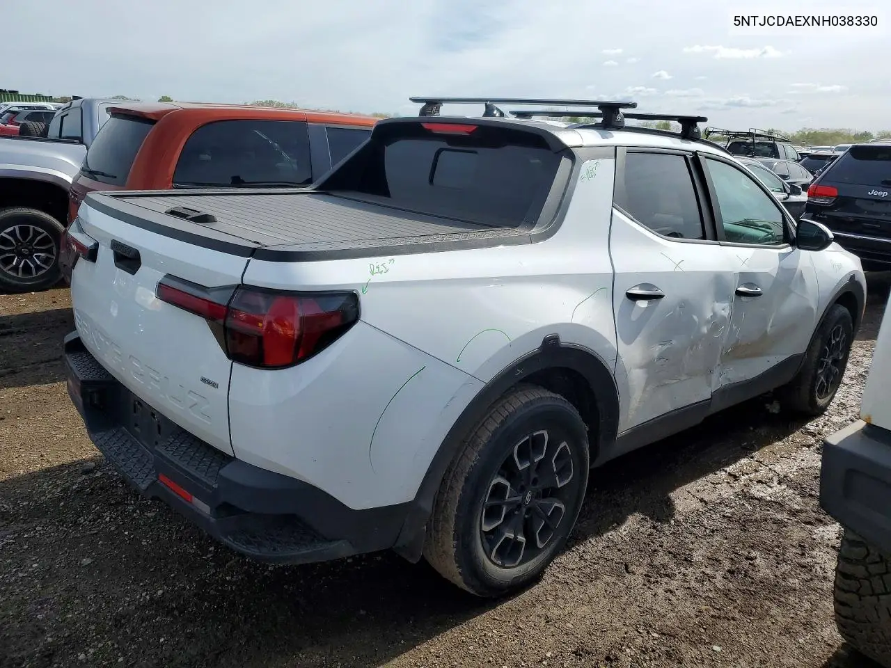 2022 Hyundai Santa Cruz Sel VIN: 5NTJCDAEXNH038330 Lot: 52509646