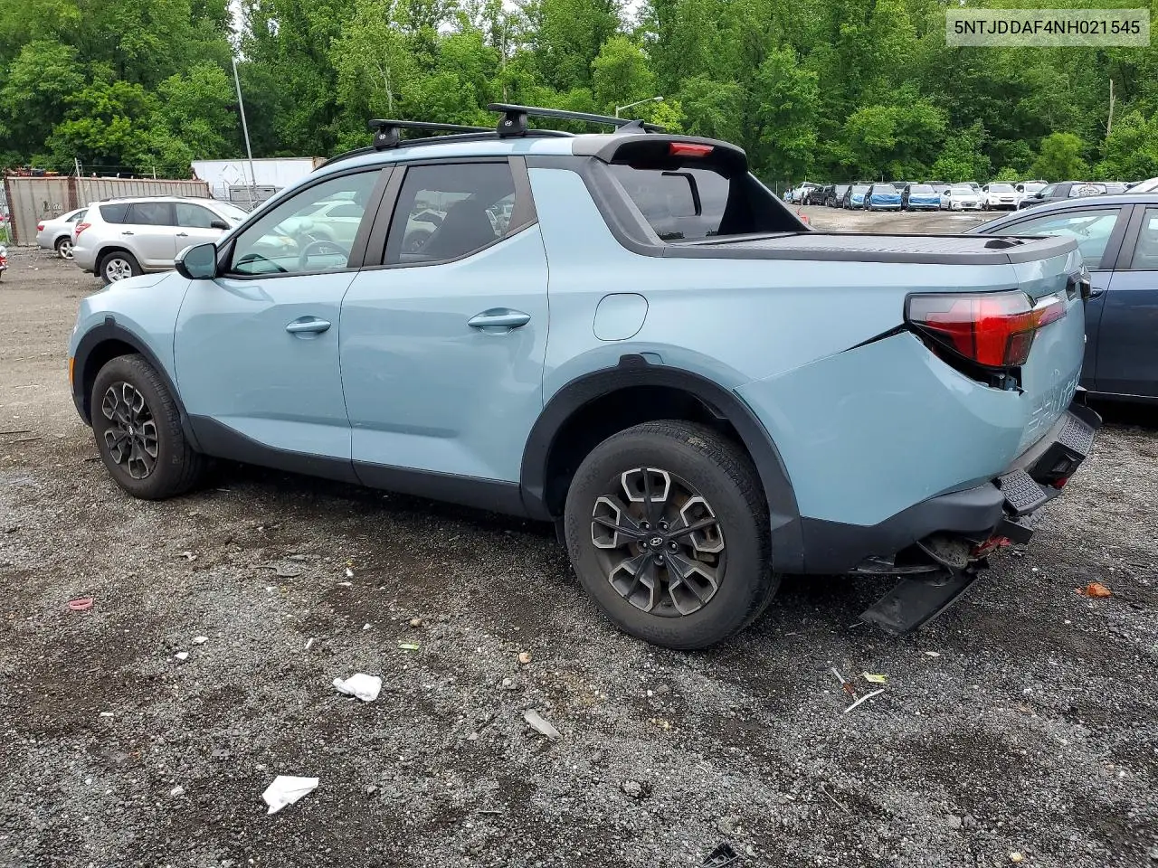 2022 Hyundai Santa Cruz Sel Premium VIN: 5NTJDDAF4NH021545 Lot: 54327236