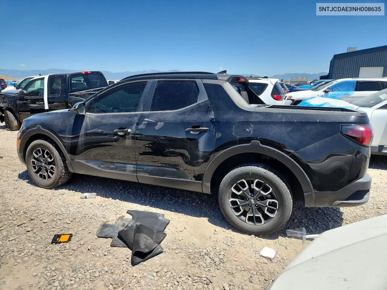 2022 Hyundai Santa Cruz Sel VIN: 5NTJCDAE3NH008635 Lot: 55616836