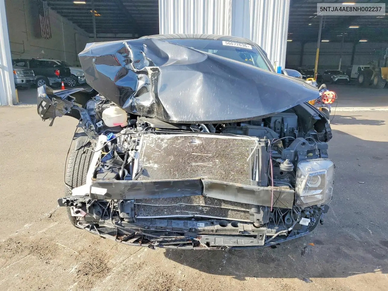 2022 Hyundai Santa Cruz Se VIN: 5NTJA4AE8NH002237 Lot: 56072636