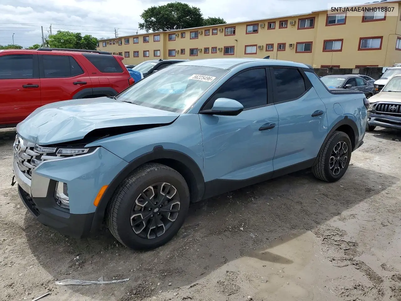 2022 Hyundai Santa Cruz Se VIN: 5NTJA4AE4NH018807 Lot: 56225496