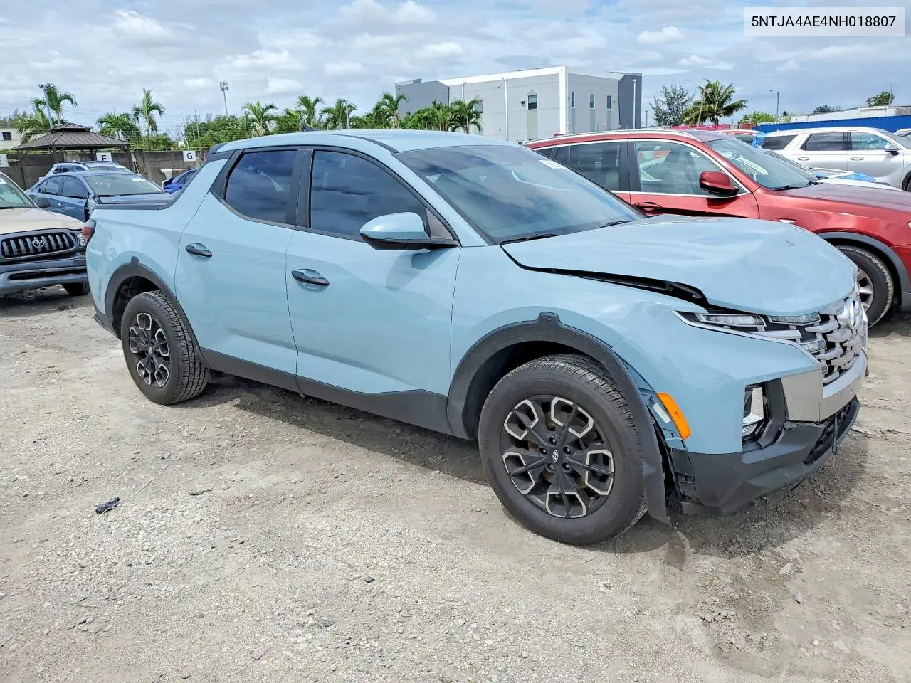 2022 Hyundai Santa Cruz Se VIN: 5NTJA4AE4NH018807 Lot: 56225496