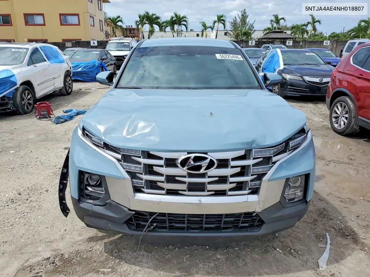 2022 Hyundai Santa Cruz Se VIN: 5NTJA4AE4NH018807 Lot: 56225496
