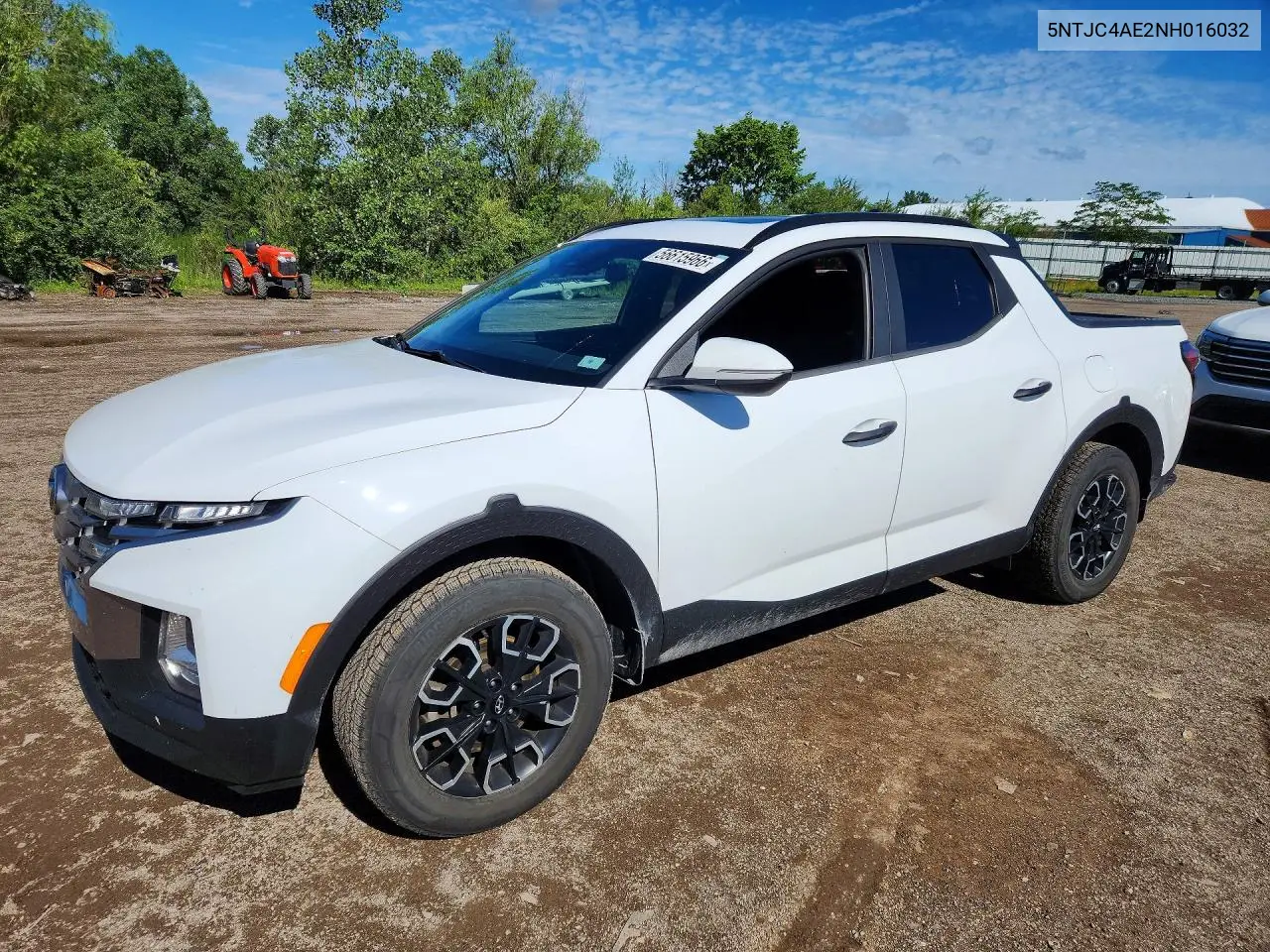 2022 Hyundai Santa Cruz Sel VIN: 5NTJC4AE2NH016032 Lot: 56615966