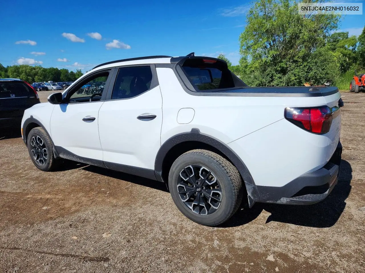 2022 Hyundai Santa Cruz Sel VIN: 5NTJC4AE2NH016032 Lot: 56615966