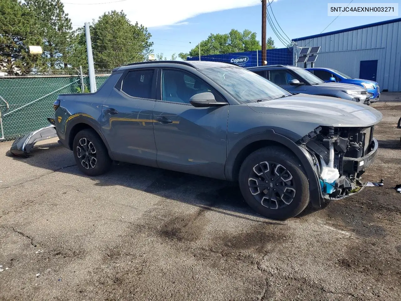 2022 Hyundai Santa Cruz Sel VIN: 5NTJC4AEXNH003271 Lot: 57054956