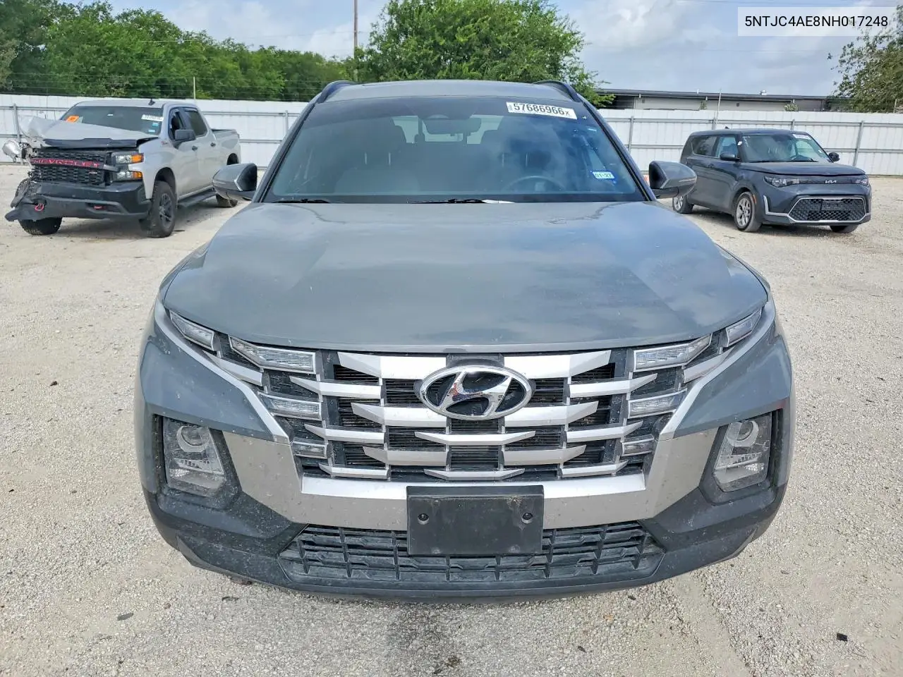 2022 Hyundai Santa Cruz Sel VIN: 5NTJC4AE8NH017248 Lot: 57686966