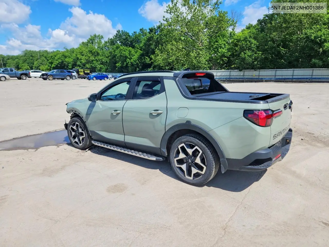 2022 Hyundai Santa Cruz Limited VIN: 5NTJEDAF2NH001386 Lot: 57890366