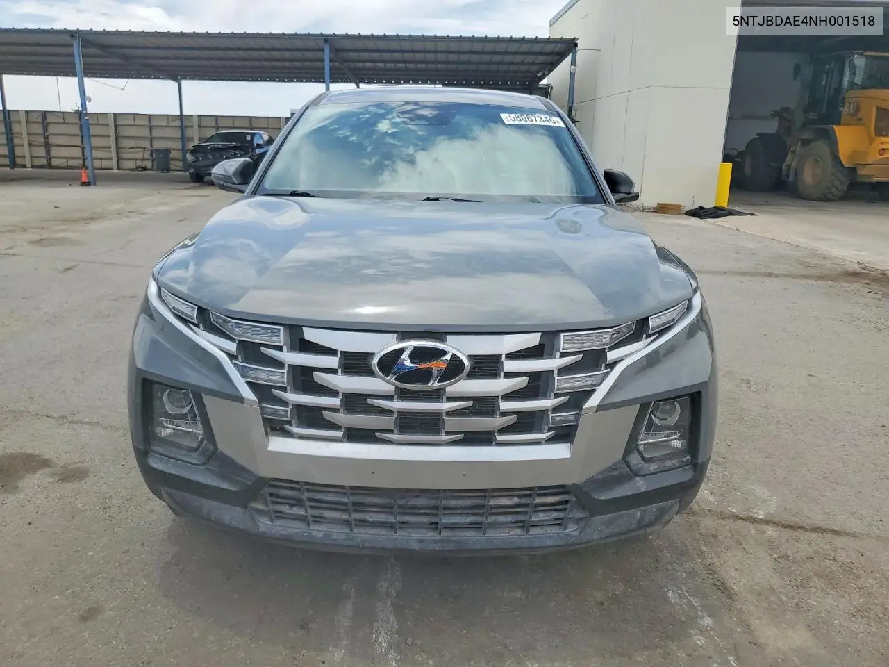2022 Hyundai Santa Cruz Sel VIN: 5NTJBDAE4NH001518 Lot: 58067346