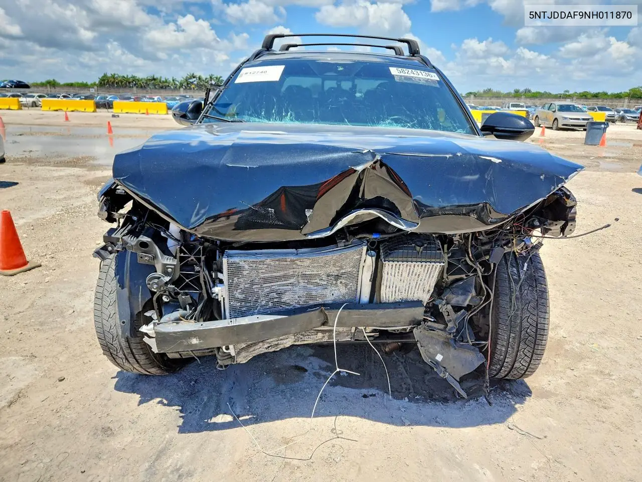 2022 Hyundai Santa Cruz Sel Premium VIN: 5NTJDDAF9NH011870 Lot: 58243136