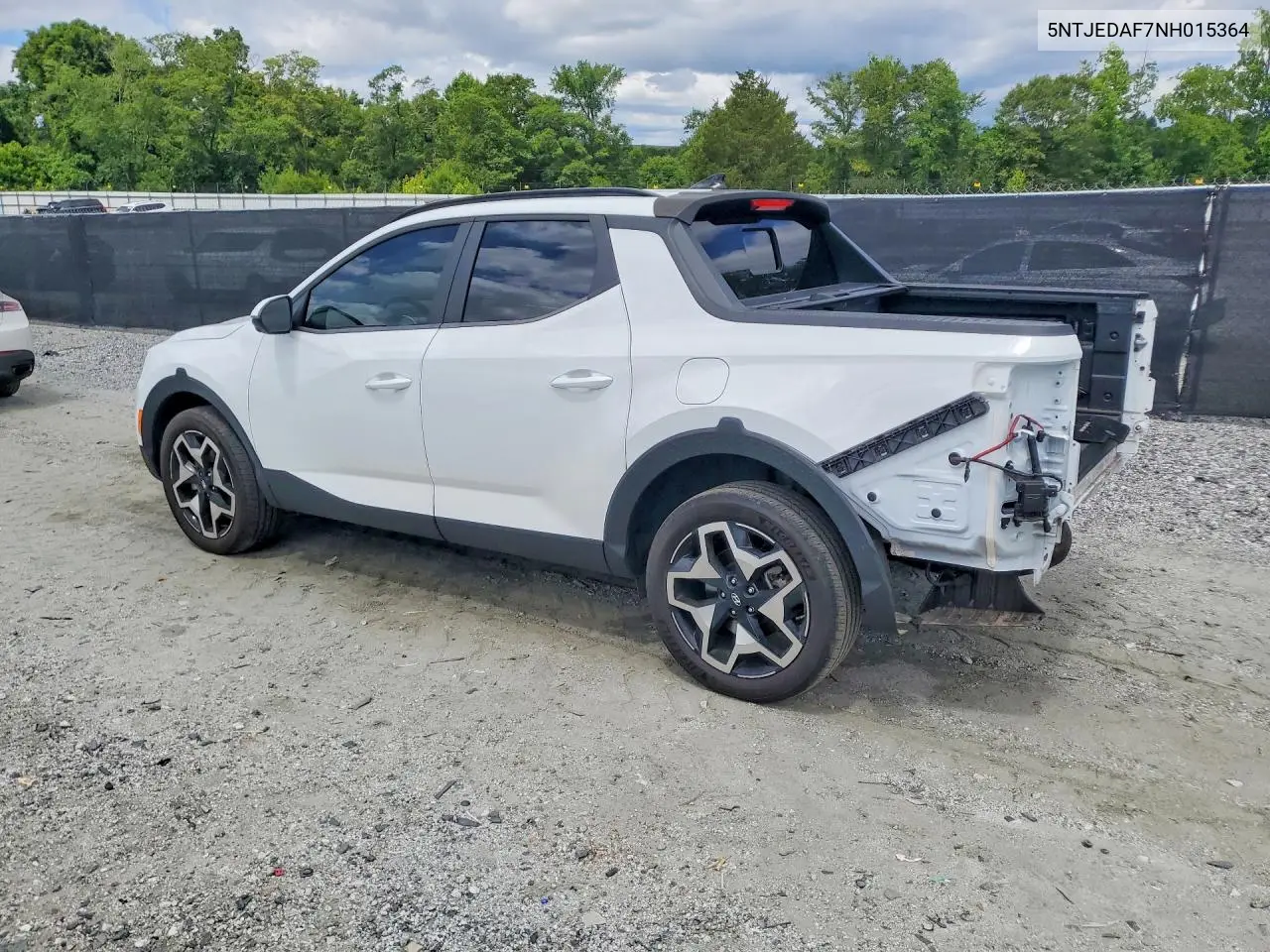 2022 Hyundai Santa Cruz Limited VIN: 5NTJEDAF7NH015364 Lot: 58434746
