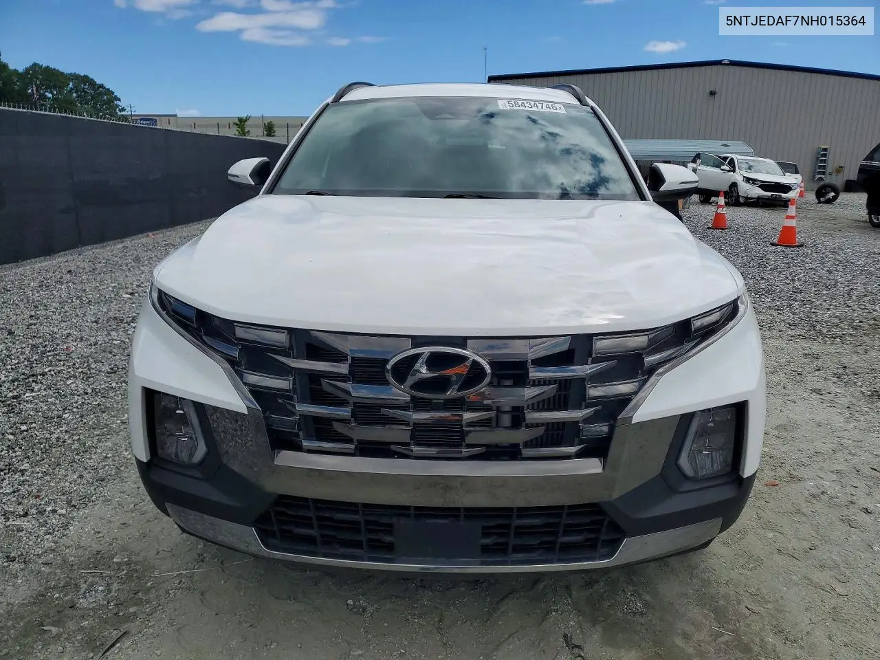 2022 Hyundai Santa Cruz Limited VIN: 5NTJEDAF7NH015364 Lot: 58434746