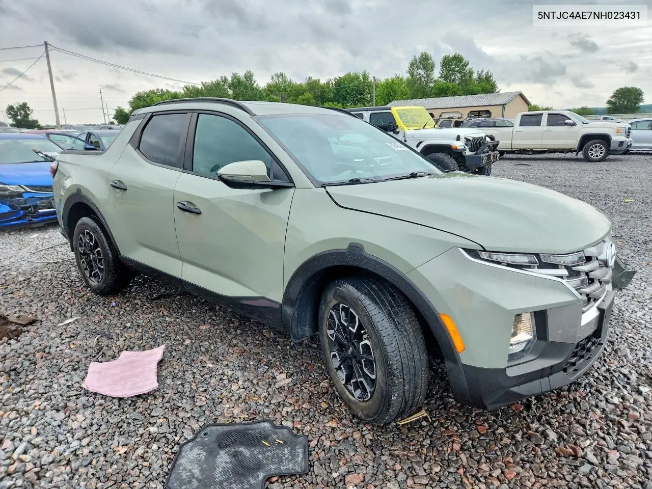 2022 Hyundai Santa Cruz Sel VIN: 5NTJC4AE7NH023431 Lot: 58948936