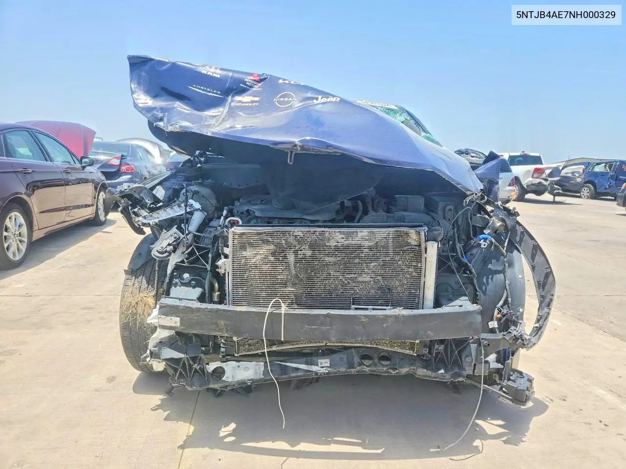 2022 Hyundai Santa Cruz Sel VIN: 5NTJB4AE7NH000329 Lot: 58963326
