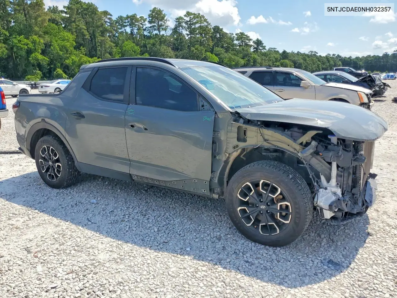 2022 Hyundai Santa Cruz Sel VIN: 5NTJCDAE0NH032357 Lot: 59601486