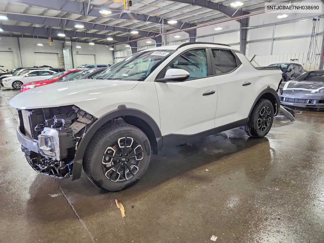 2022 Hyundai Santa Cruz Sel VIN: 5NTJCDAE7NH038690 Lot: 59836456