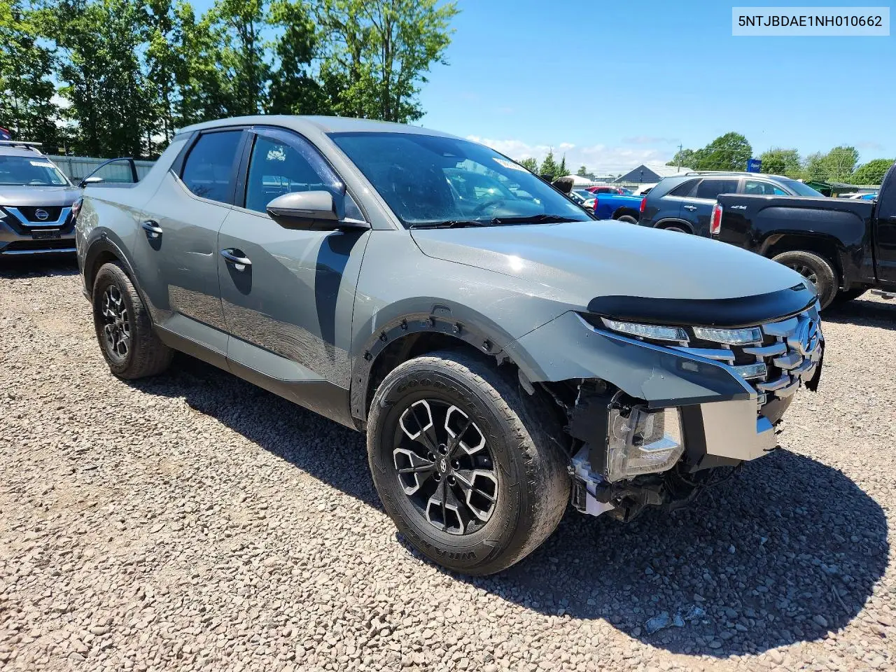 2022 Hyundai Santa Cruz Sel VIN: 5NTJBDAE1NH010662 Lot: 59973886