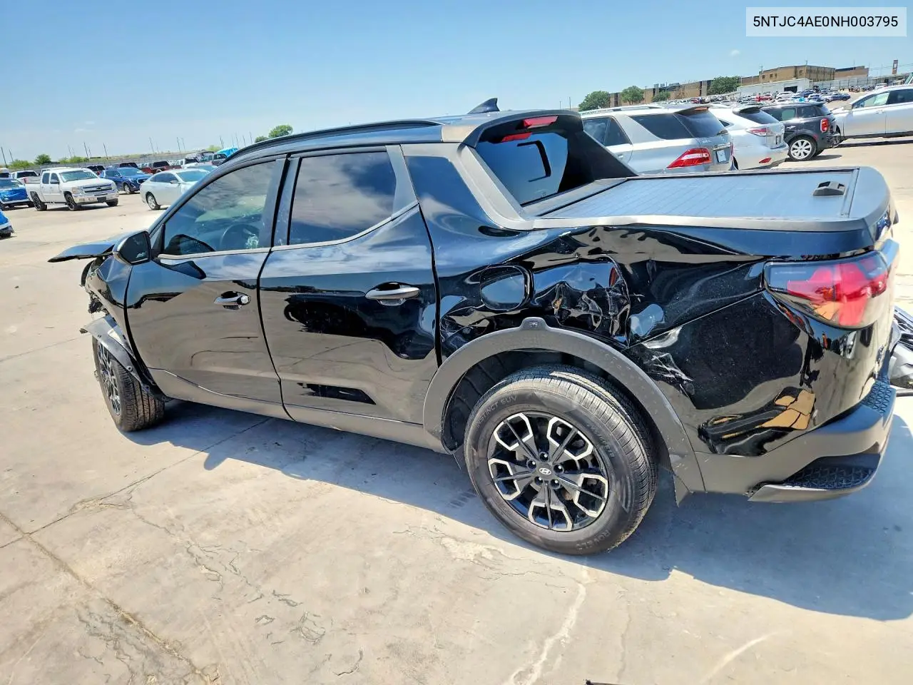 2022 Hyundai Santa Cruz VIN: 5NTJC4AE0NH003795 Lot: 60143606