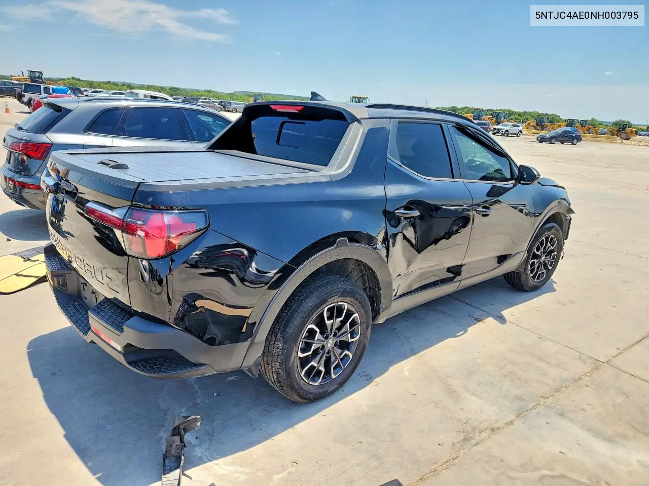 2022 Hyundai Santa Cruz VIN: 5NTJC4AE0NH003795 Lot: 60143606