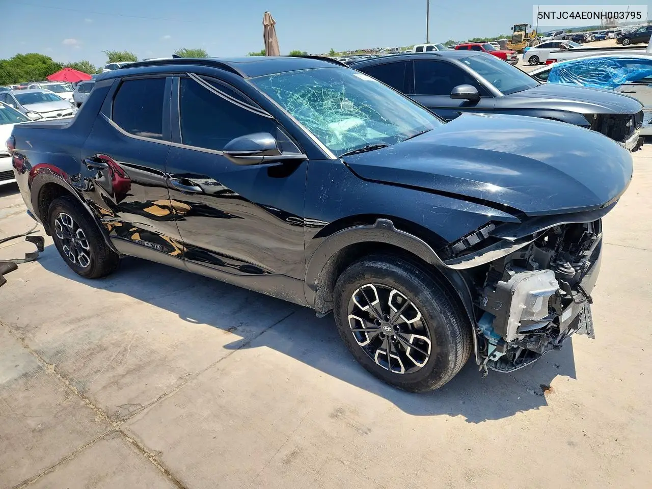 2022 Hyundai Santa Cruz VIN: 5NTJC4AE0NH003795 Lot: 60143606