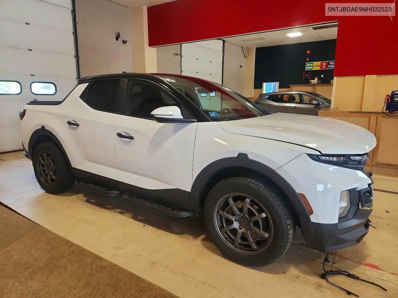 2022 Hyundai Santa Cruz Sel VIN: 5NTJBDAE9NH032523 Lot: 73345405