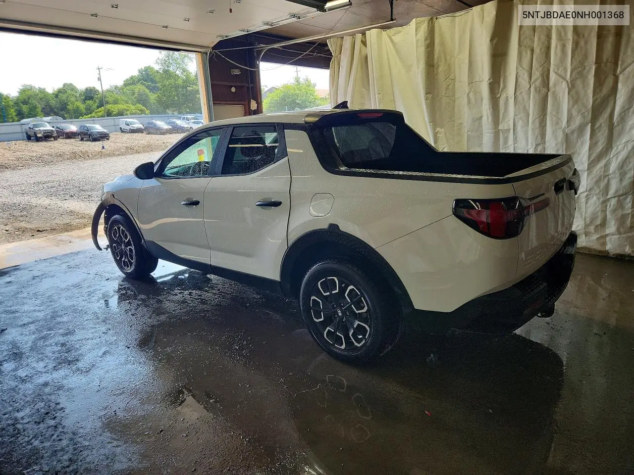 2022 Hyundai Santa Cruz Sel VIN: 5NTJBDAE0NH001368 Lot: 85613205