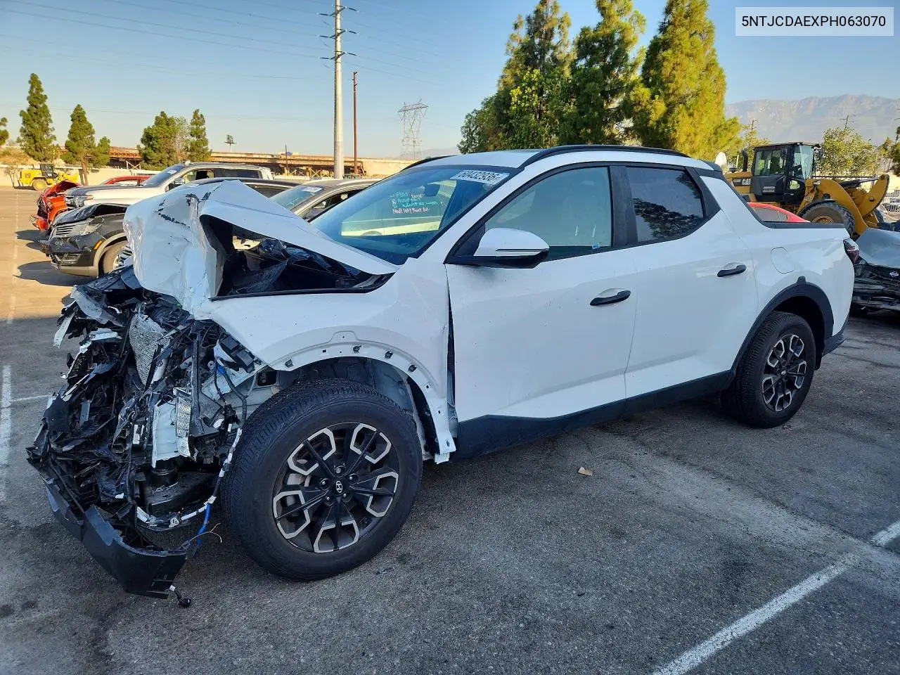 2023 Hyundai Santa Cruz Sel VIN: 5NTJCDAEXPH063070 Lot: 60432936