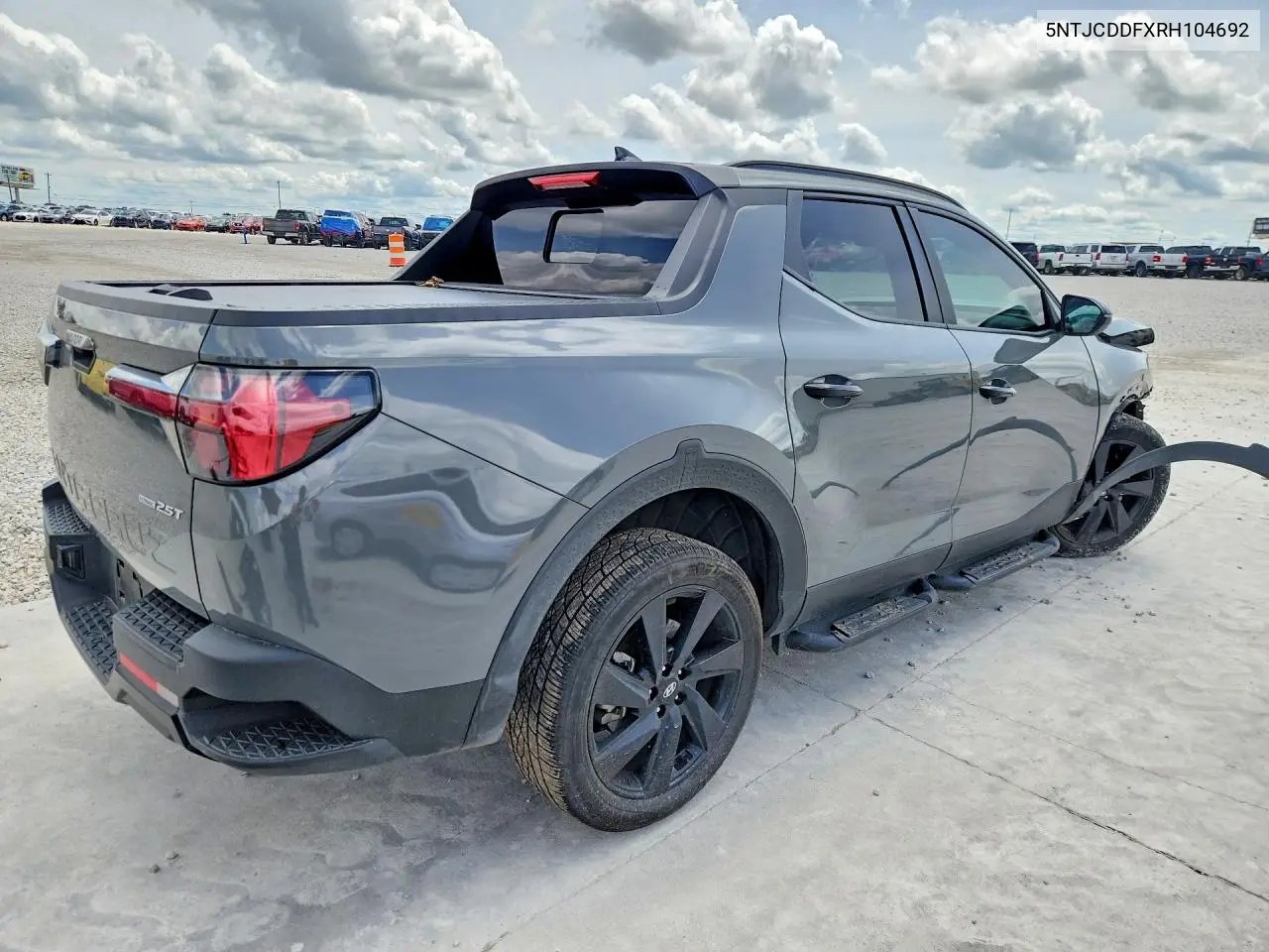 2024 Hyundai Santa Cruz Night VIN: 5NTJCDDFXRH104692 Lot: 55221796