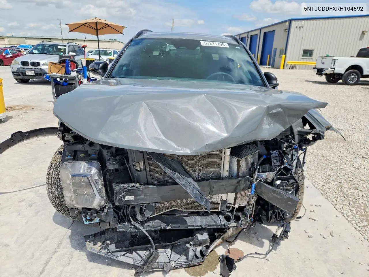 2024 Hyundai Santa Cruz Night VIN: 5NTJCDDFXRH104692 Lot: 55221796