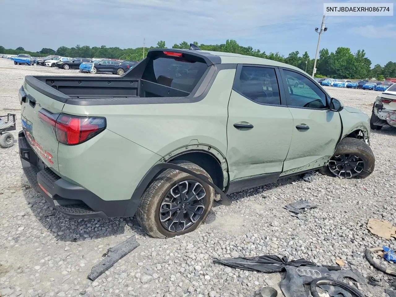 2024 Hyundai Santa Cruz Sel VIN: 5NTJBDAEXRH086774 Lot: 56622656