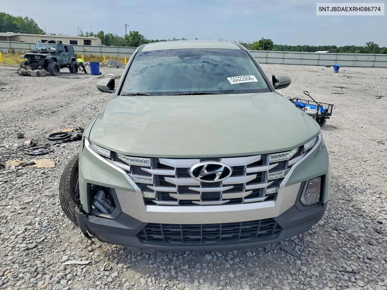 2024 Hyundai Santa Cruz Sel VIN: 5NTJBDAEXRH086774 Lot: 56622656