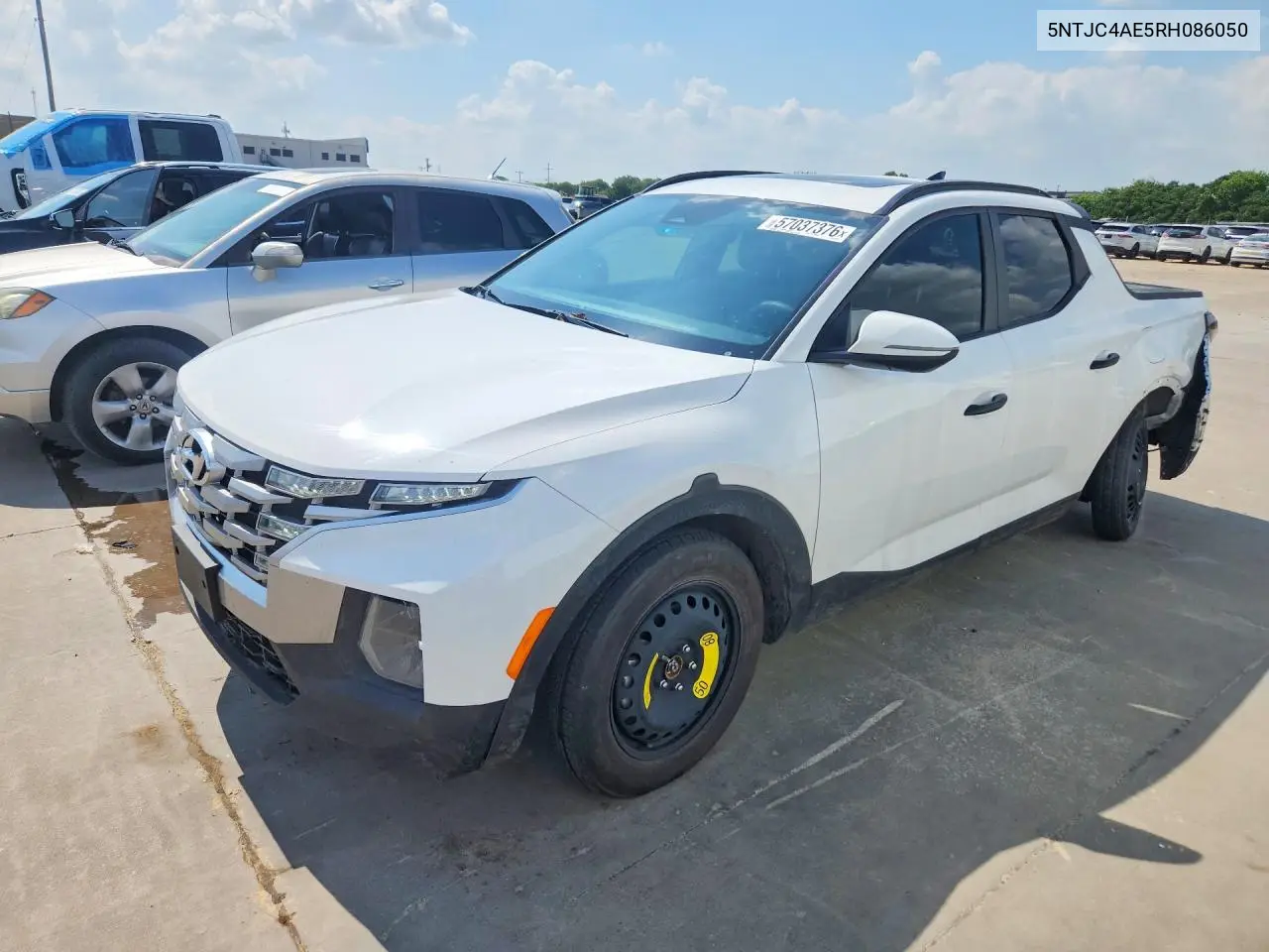 2024 Hyundai Santa Cruz Sel VIN: 5NTJC4AE5RH086050 Lot: 57037376