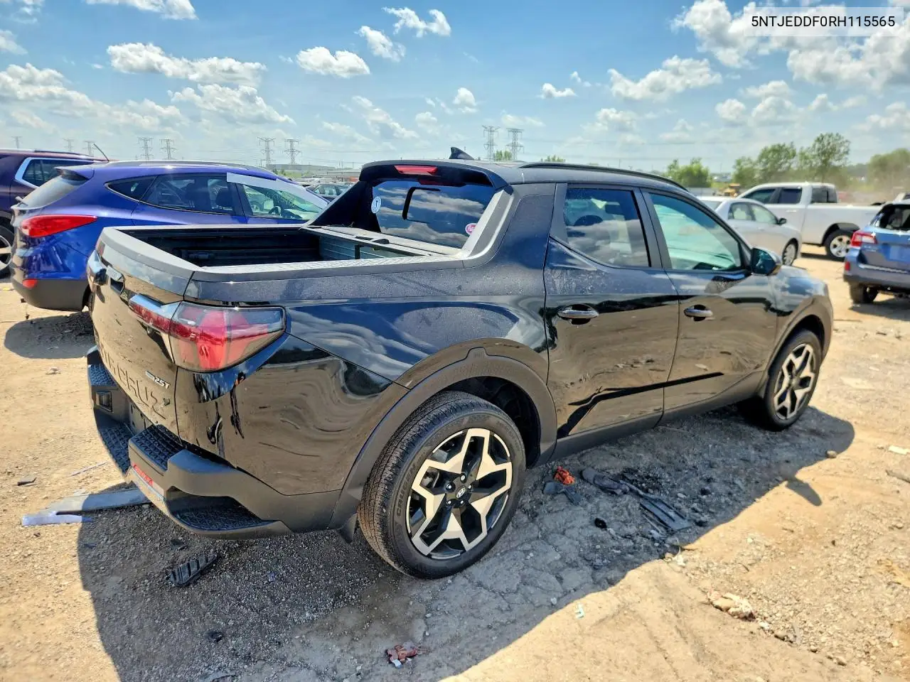 2024 Hyundai Santa Cruz Limited VIN: 5NTJEDDF0RH115565 Lot: 59613586