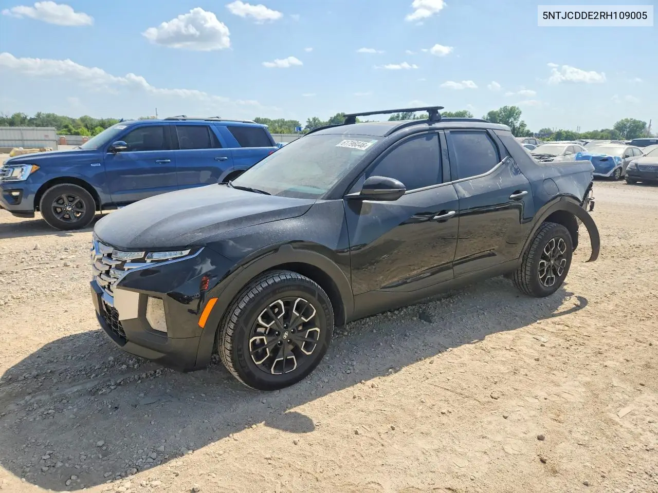 2024 Hyundai Santa Cruz Sel VIN: 5NTJCDDE2RH109005 Lot: 61796046