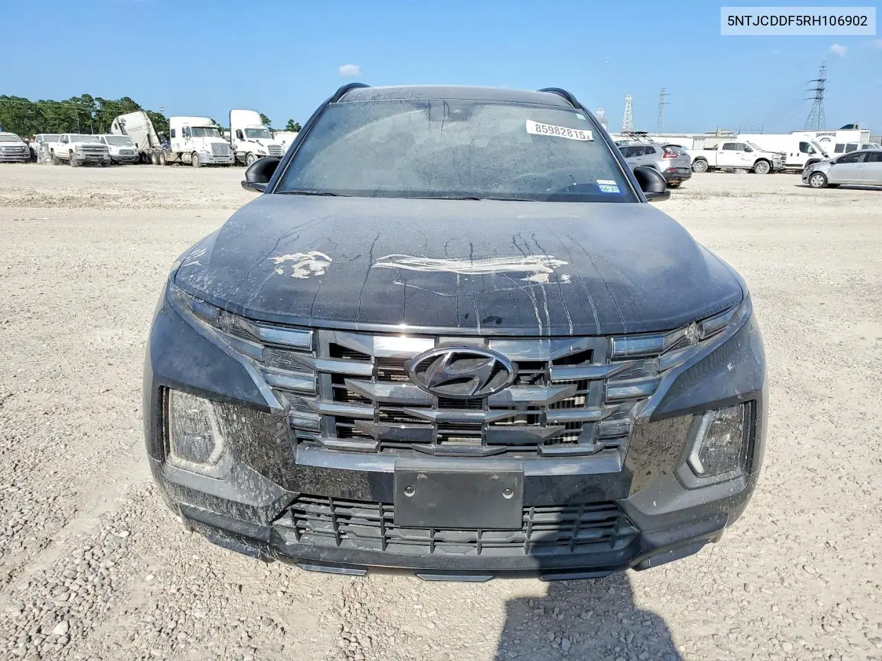 2024 Hyundai Santa Cruz Night VIN: 5NTJCDDF5RH106902 Lot: 85982815