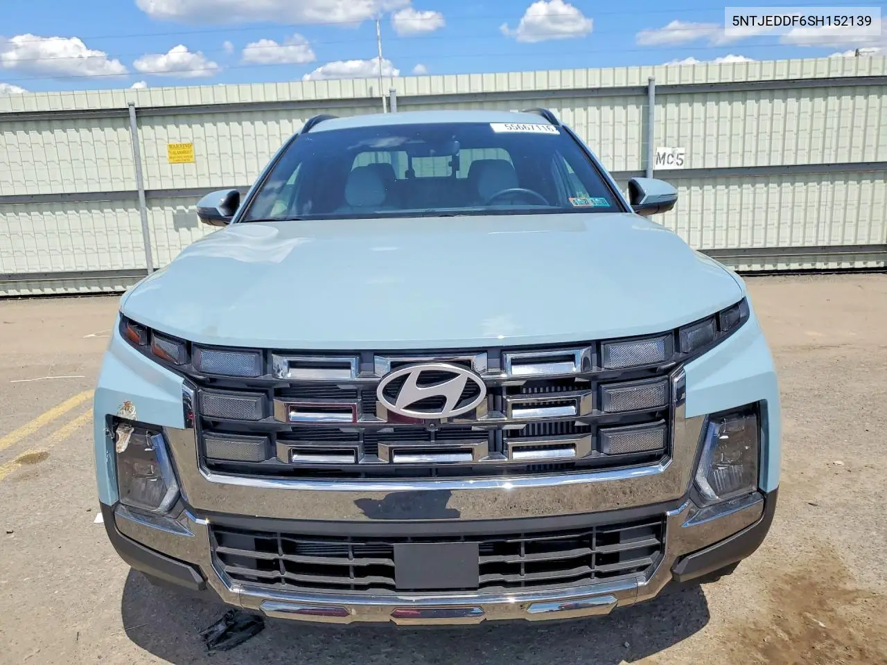 2025 Hyundai Santa Cruz Limited VIN: 5NTJEDDF6SH152139 Lot: 55667116