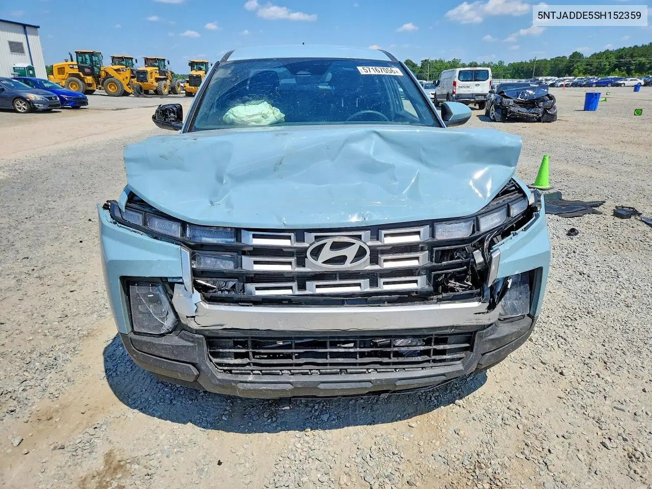 2025 Hyundai Santa Cruz Se VIN: 5NTJADDE5SH152359 Lot: 57167056