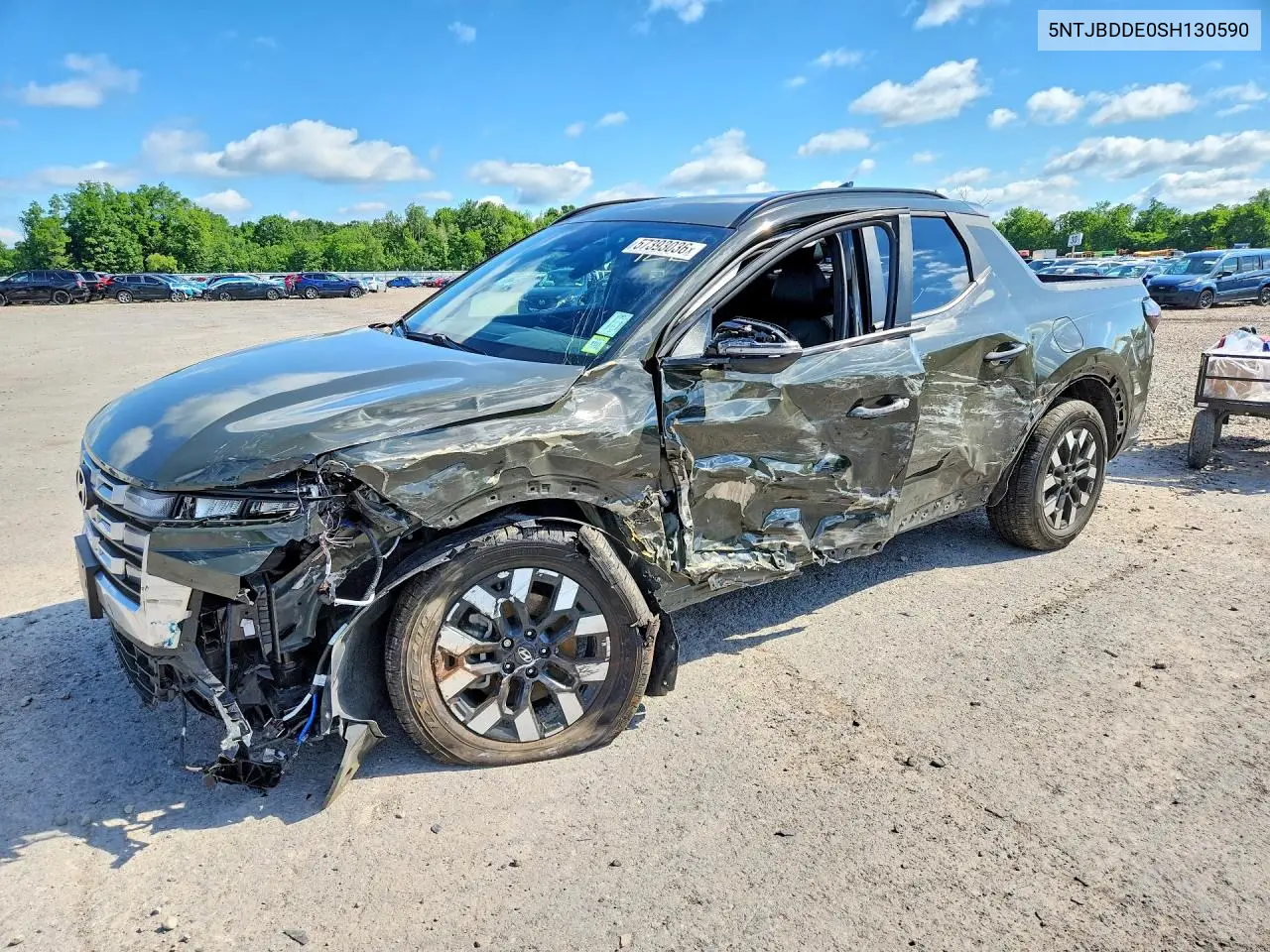 2025 Hyundai Santa Cruz Sel VIN: 5NTJBDDE0SH130590 Lot: 57393036