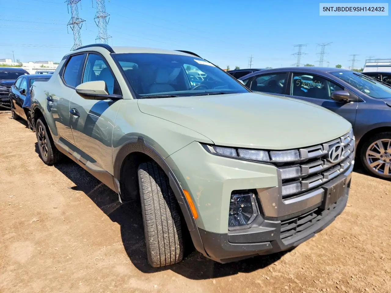 2025 Hyundai Santa Cruz Sel VIN: 5NTJBDDE9SH142432 Lot: 57511116