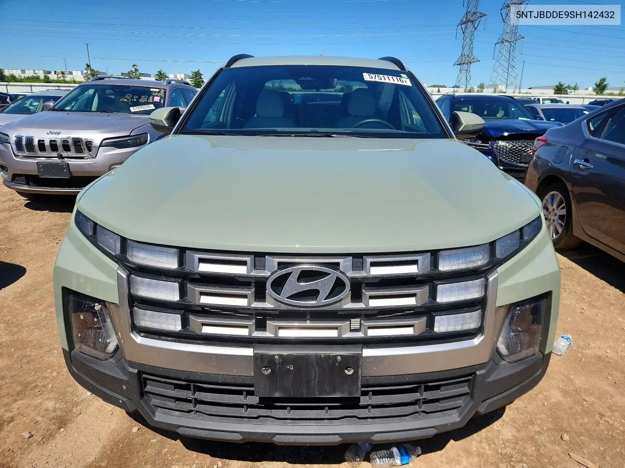 2025 Hyundai Santa Cruz Sel VIN: 5NTJBDDE9SH142432 Lot: 57511116
